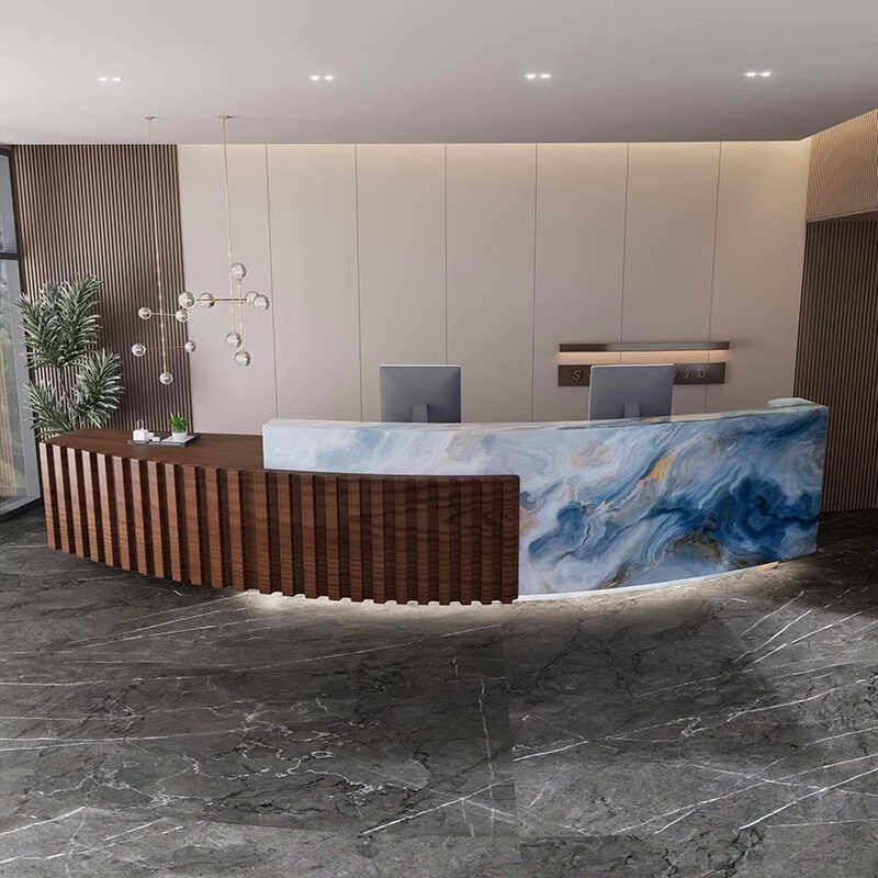 Home Office Tienda - Eventos mesa de recepção de luxo