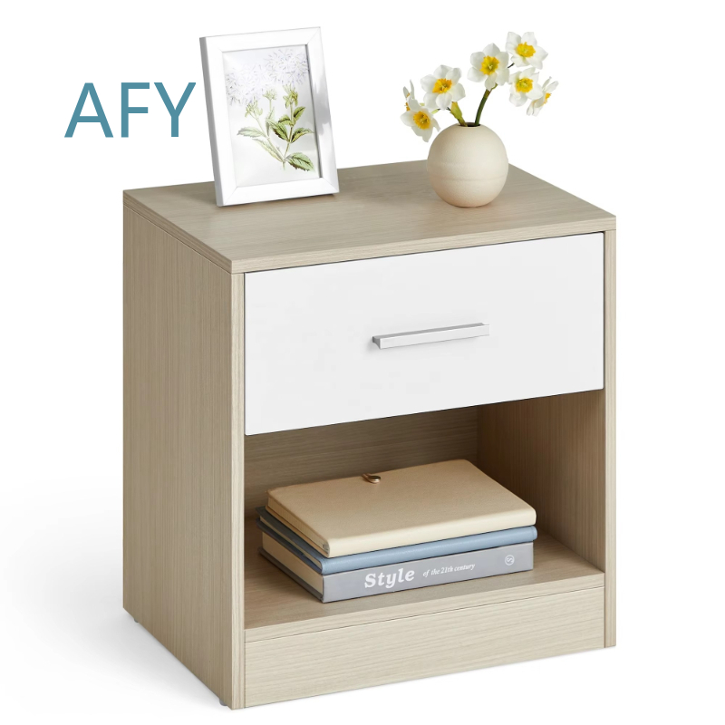 Home Office Walmart - Mesa de Cabeceira Simples com Gavetas
