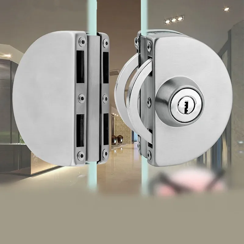 Home Office Immigration - Double Open Glass Door Lock, Aço