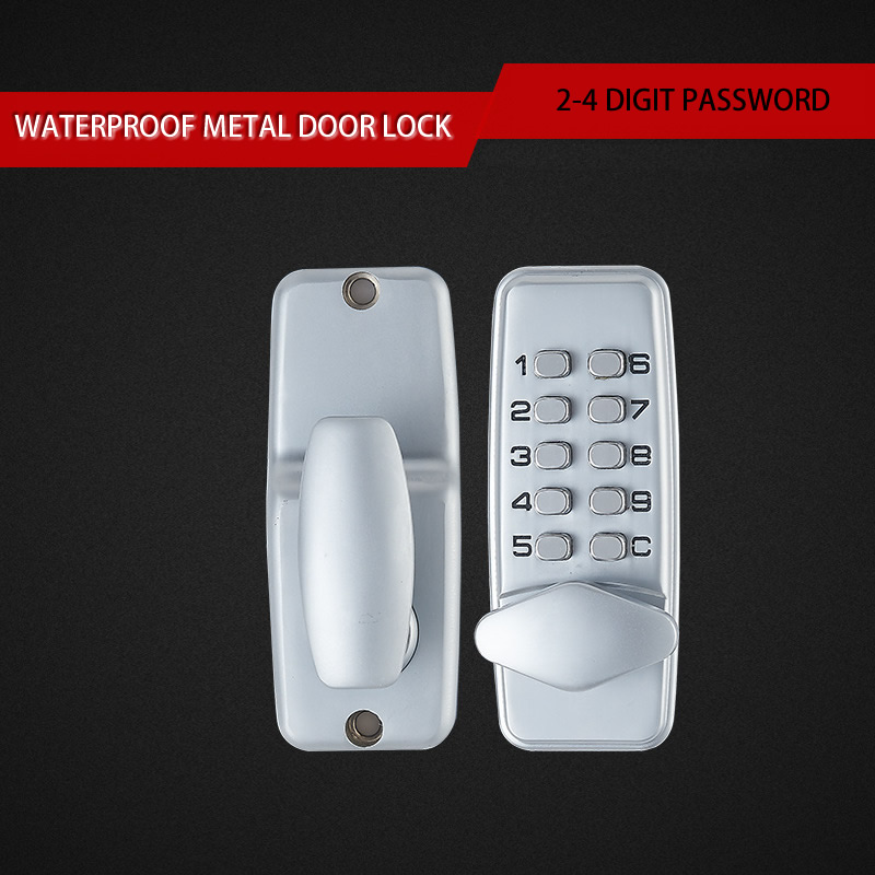 Home Office Immigration - Impermeável Keyless Metal Door Lock, Mecânico