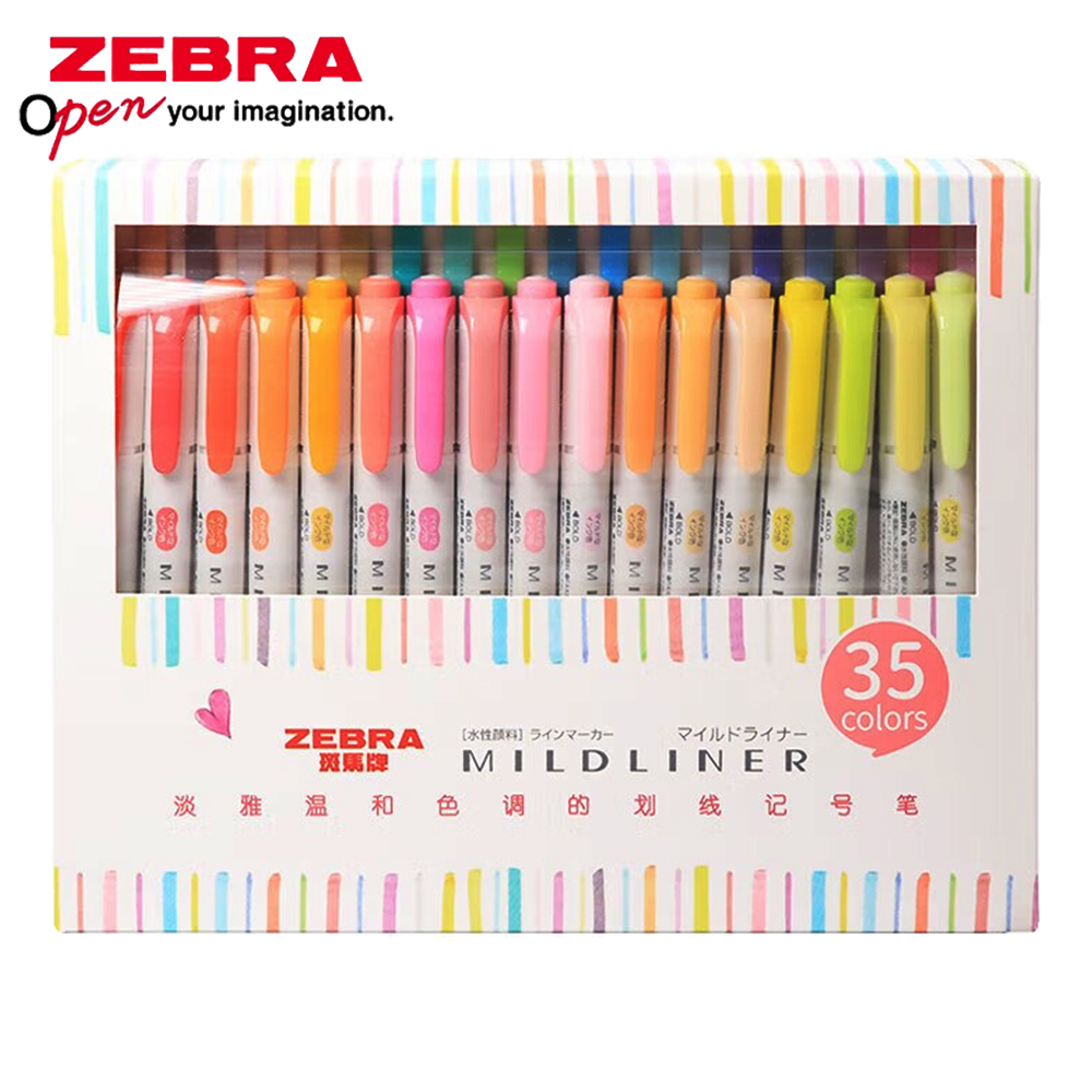 35 cores ZEBRA Mildliner Highl - Zebra Pen Mildliner avaliação e preço