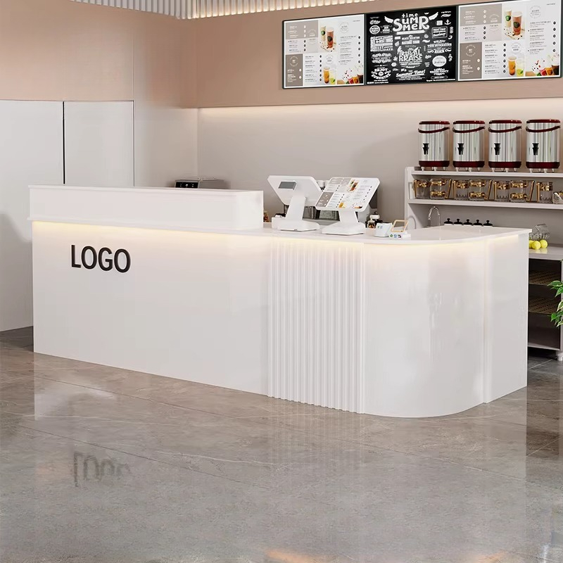 Balcões de Recepção Modernos e - Home Office Tienda avaliação e preço