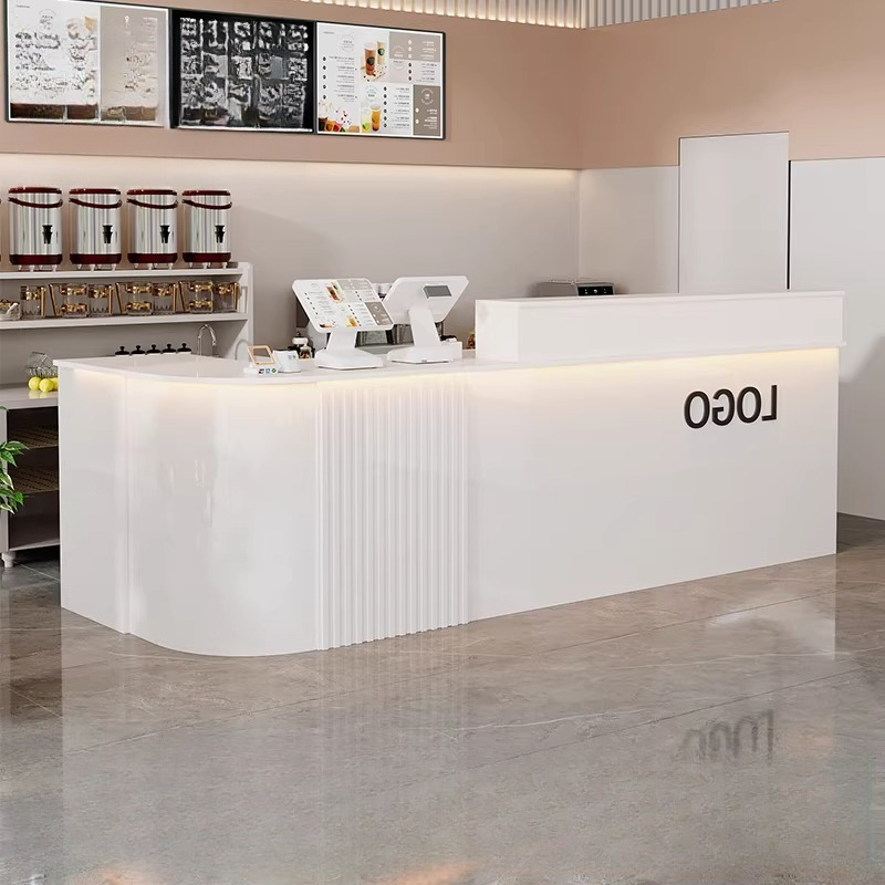Balcões de Recepção Modernos e - Home Office Tienda avaliação e preço