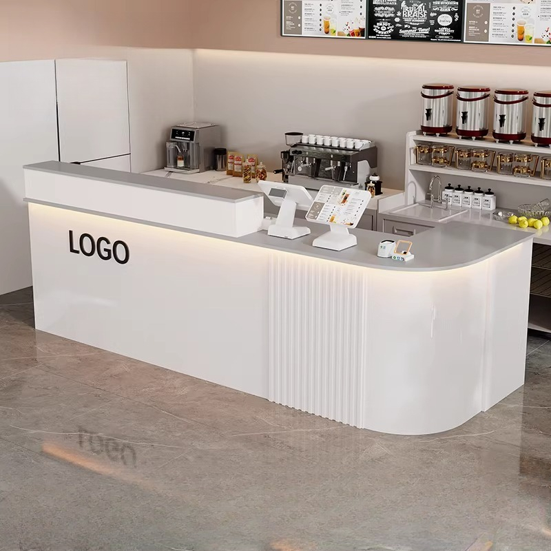 Balcões de Recepção Modernos e - Home Office Tienda avaliação e preço