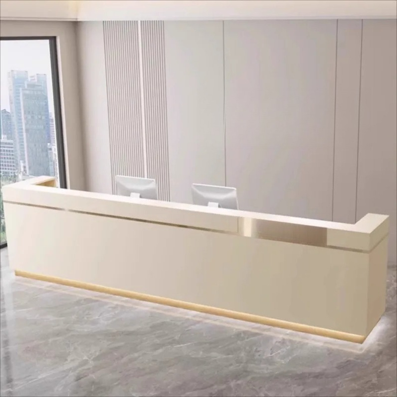 Mesas de recepção mostrador de - Home Office Tienda avaliação e preço