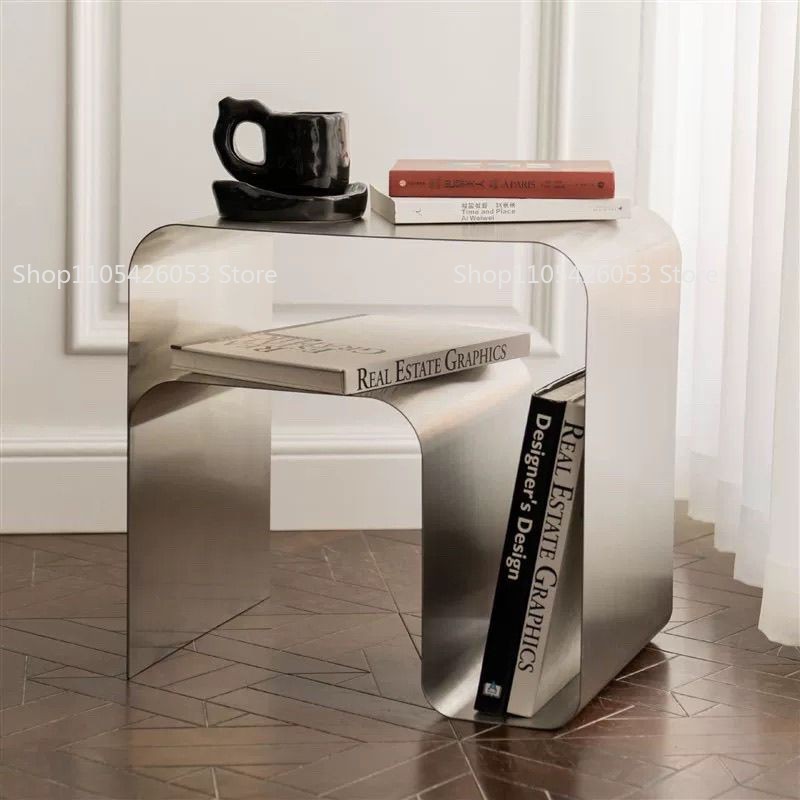 Mesa Lateral Moderna em Aço In - Home Office Sofa avaliação e preço