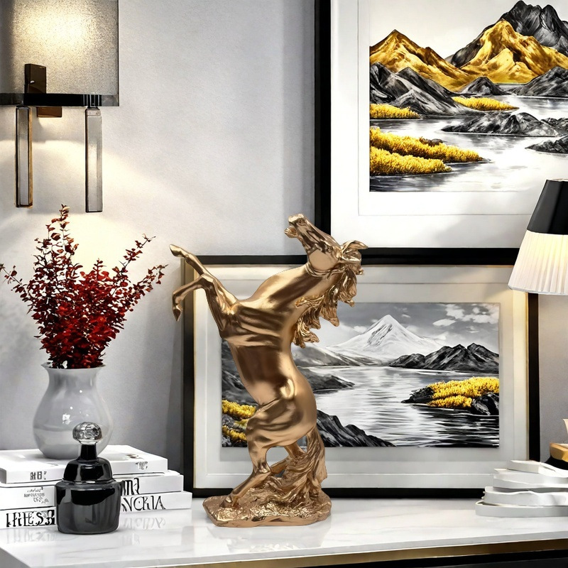 Ornamento de resina de luxo le - Home Office Means avaliação e preço