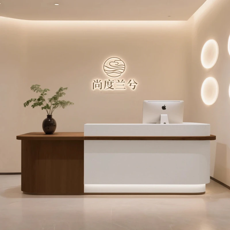 Balcões de Recepção e Atendime - Home Office Tienda avaliação e preço