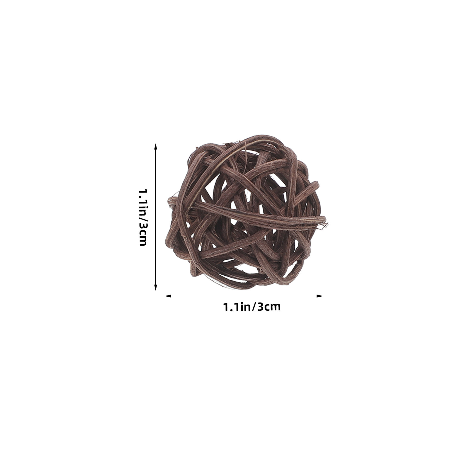 36 Bolas de Rattan para Enchim - Home Office Backdrop avaliação e preço