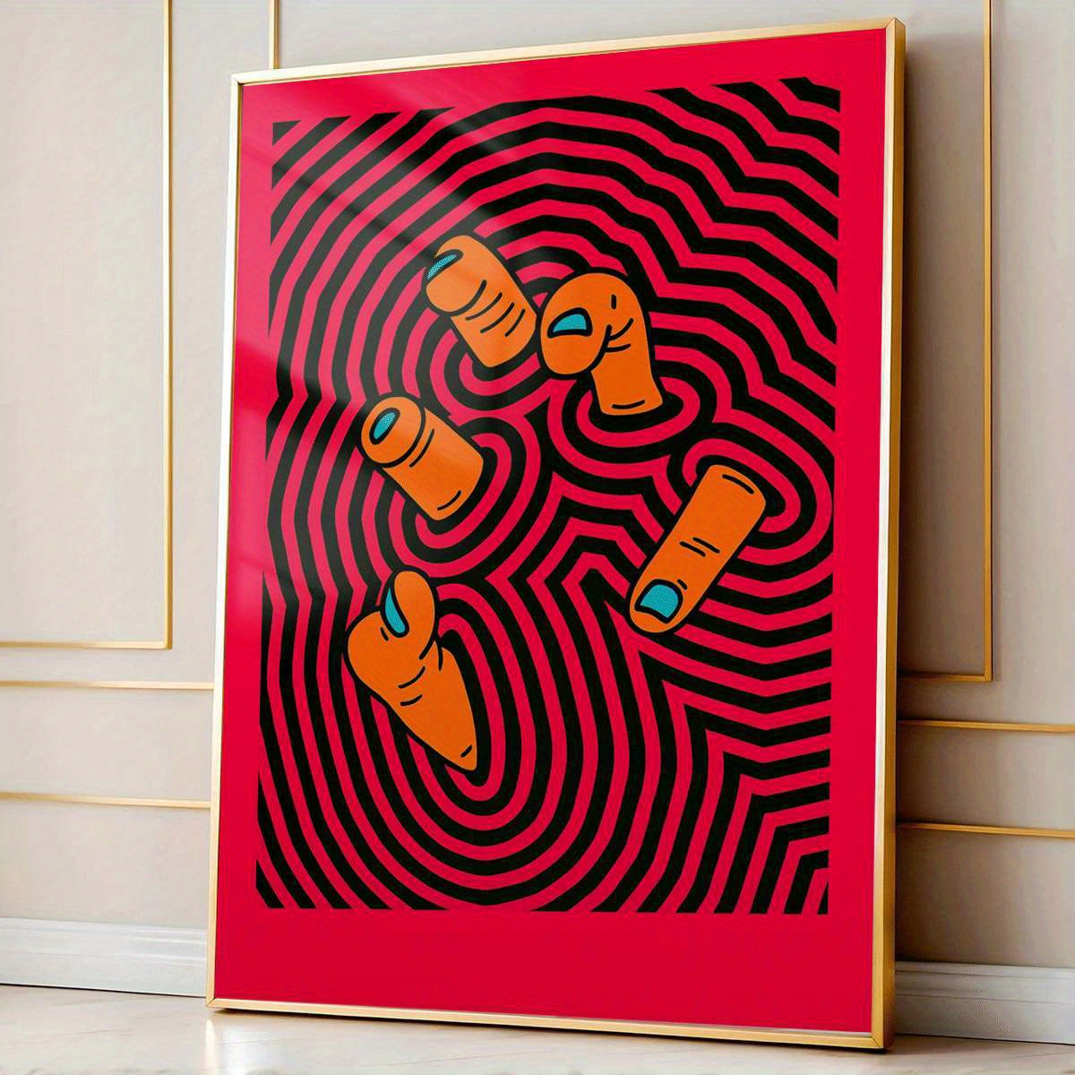 Pôsteres modernos de arte abst - Home Office Youtube avaliação e preço