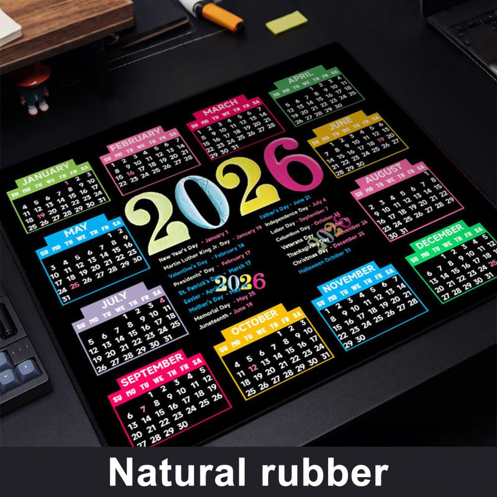 2026 calendário mouse pad à pr - Home Office Pc avaliação e preço