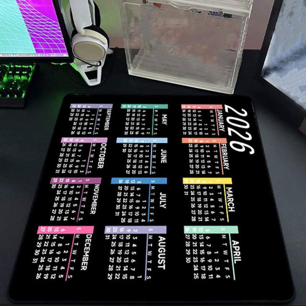 2026 calendário mouse pad à pr - Home Office Pc avaliação e preço