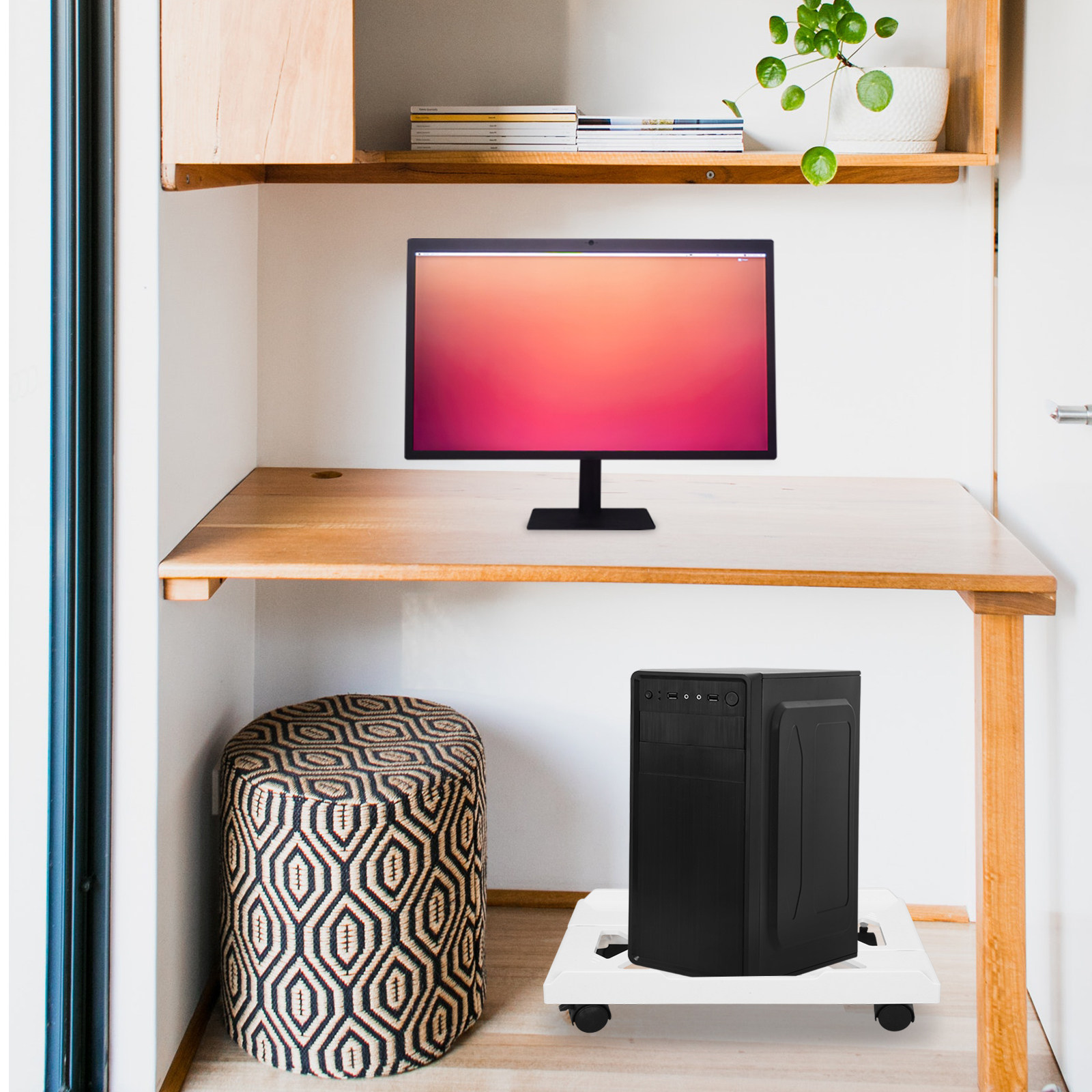 Suporte de Chão Ajustável para - Home Office Pc avaliação e preço