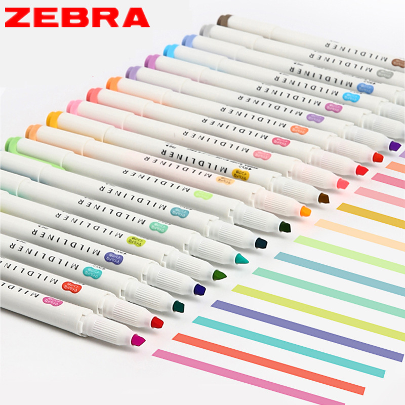 Caneta de escrita zebra conjun - Zebra Pen Mildliner avaliação e preço