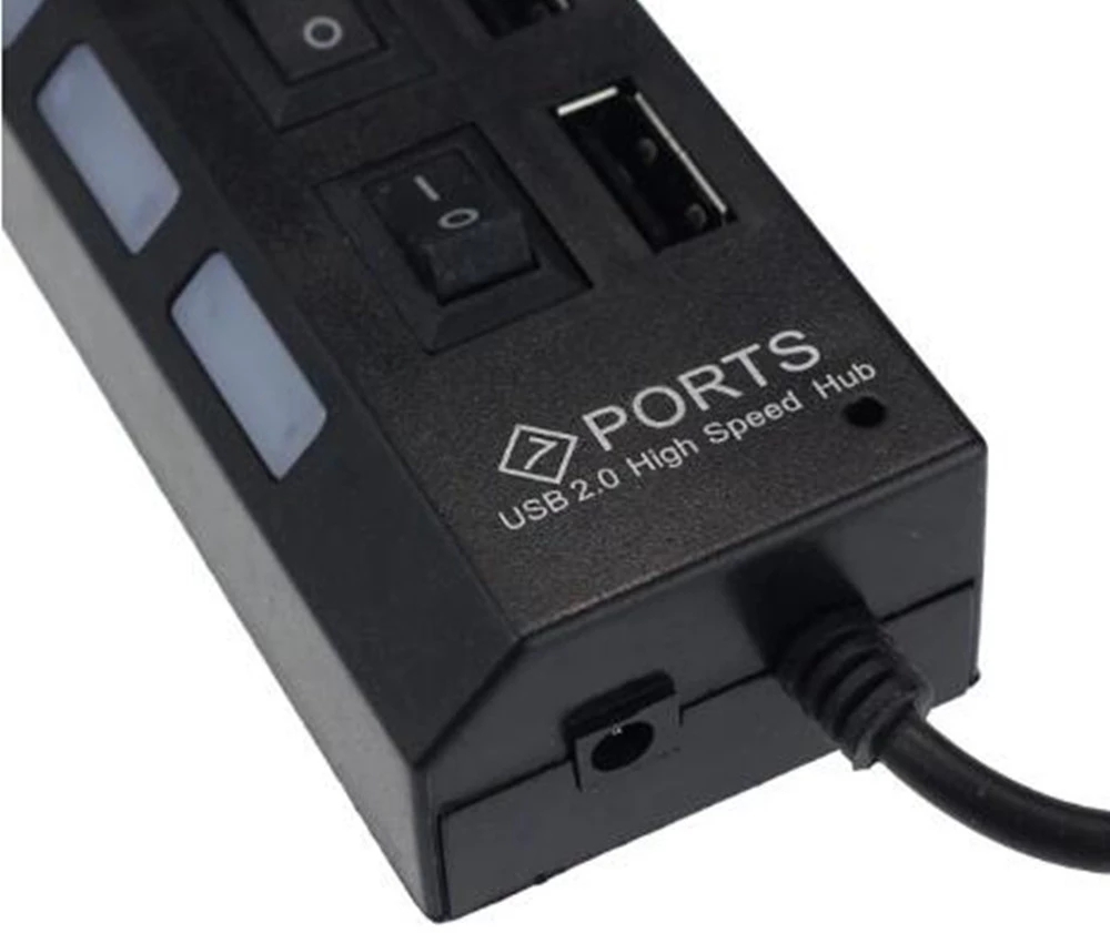 Hub USB 2.0 de 7 portas para l - Home Office Pc avaliação e preço
