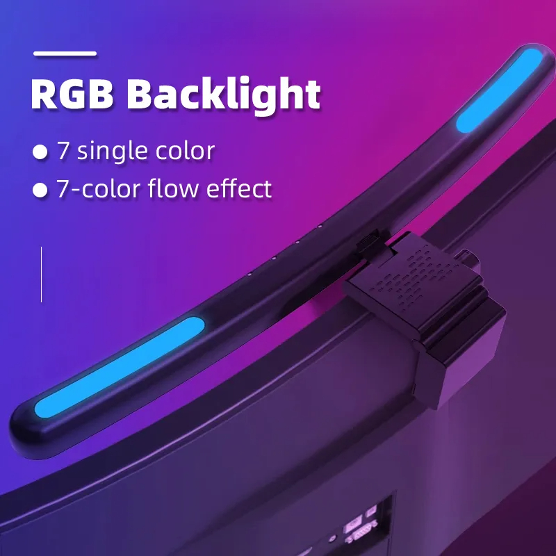 Curvo LED Monitor Light Bar, U - Home Office Pc avaliação e preço